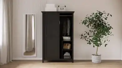 Шкаф с раздвижными дверями Terek, цвет Черный фото - 3 - превью